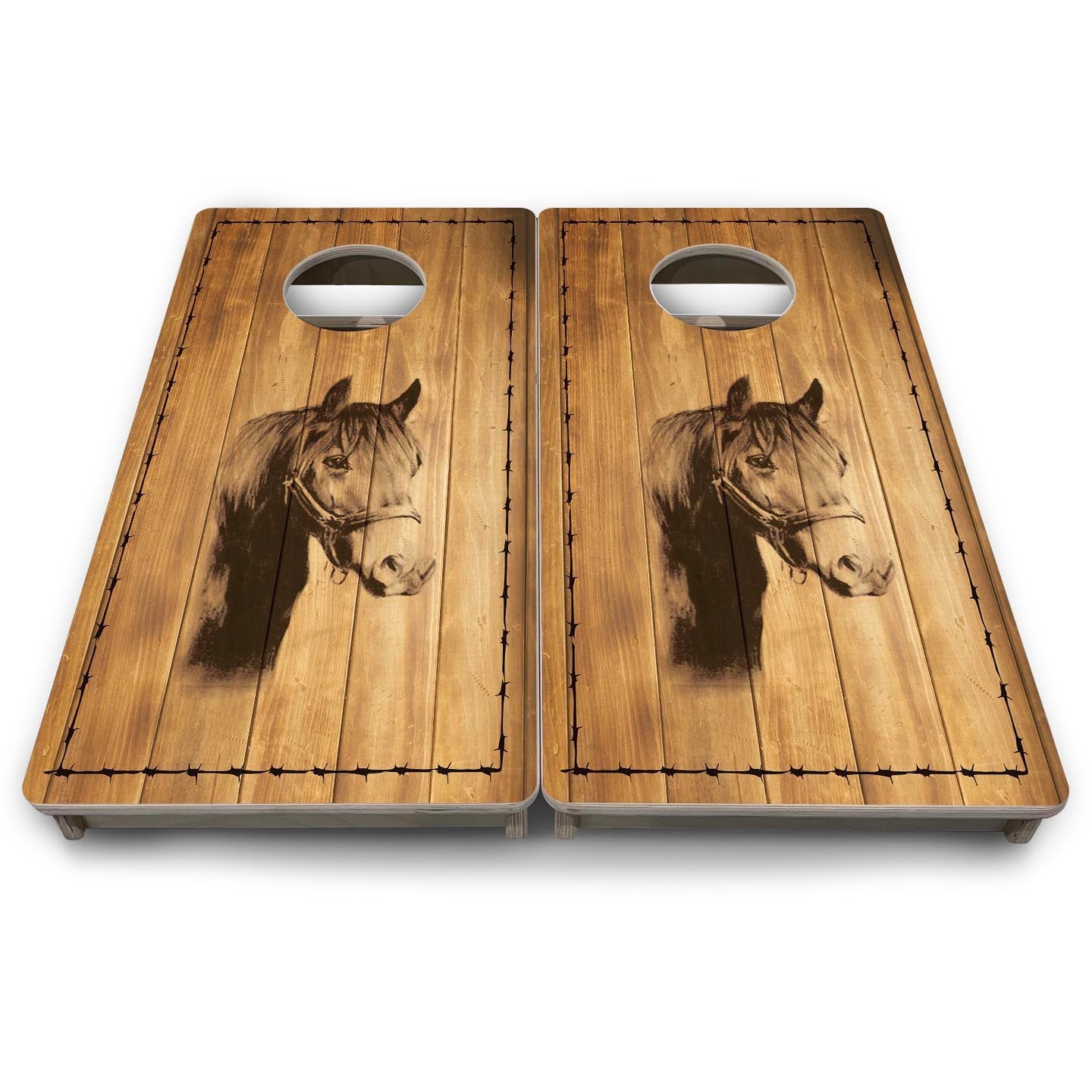 Barnyard Horse - Mini or Vacation Size Cornhole Boards