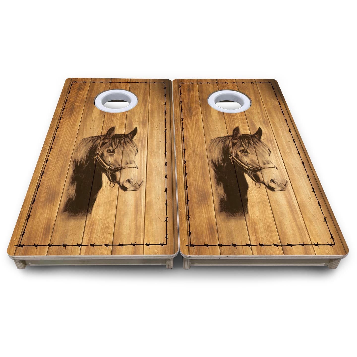Barnyard Horse - Mini or Vacation Size Cornhole Boards