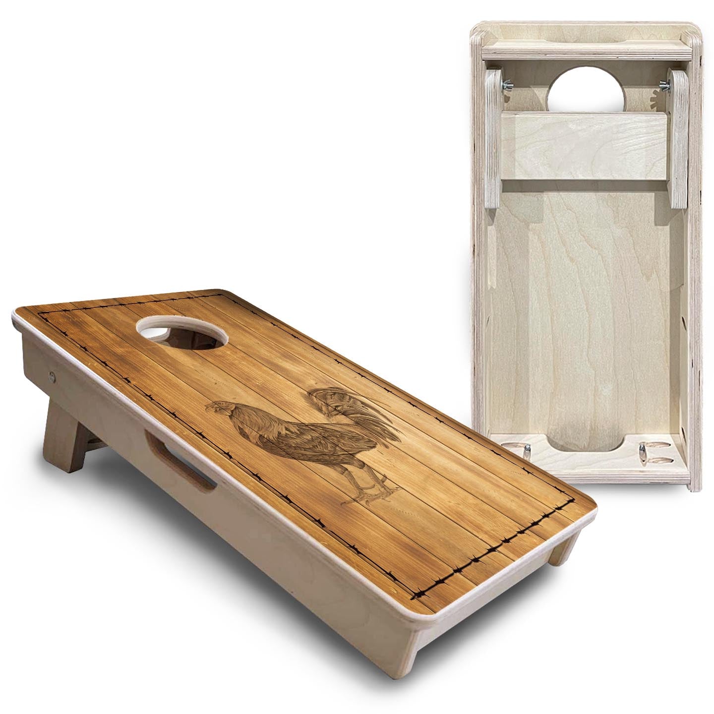 Barnyard Chicken - Mini or Vacation Size Cornhole Boards