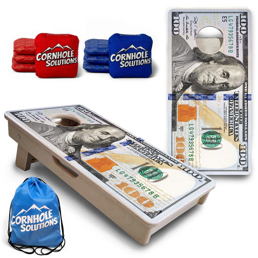 $100 Bill - Mini or Vacation Size Cornhole Boards