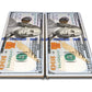 Quick Ship Cornhole Boards - $100 Bill Design