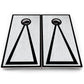 Grey Wash Cornhole Boards – Pro Lite or Pro Elite