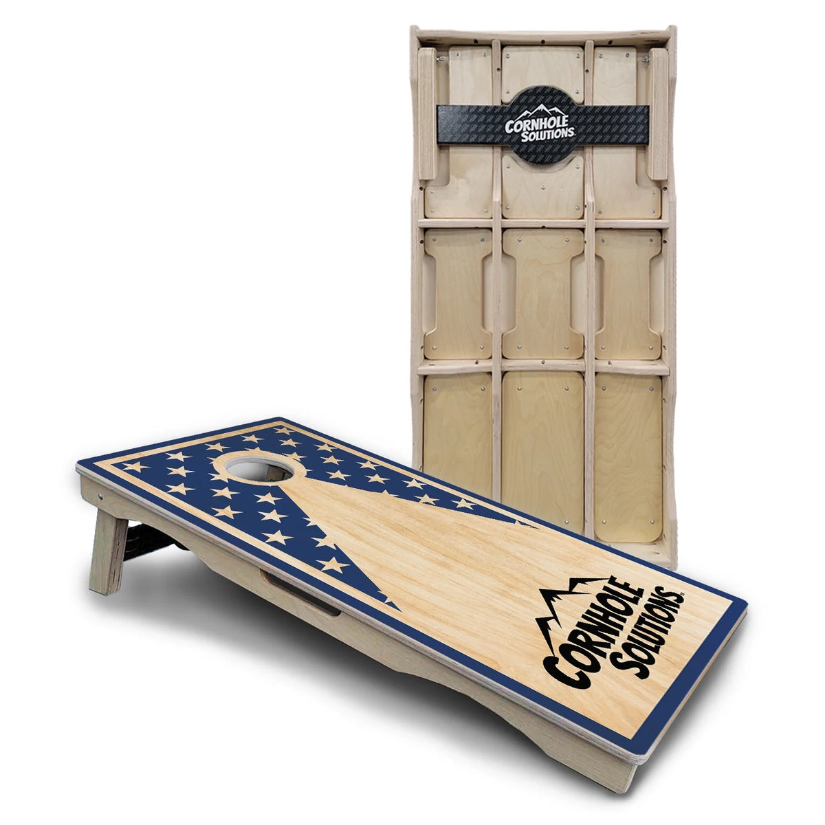 Stars & Stripes Keyhole Cornhole Boards – Pro Lite or Pro Elite