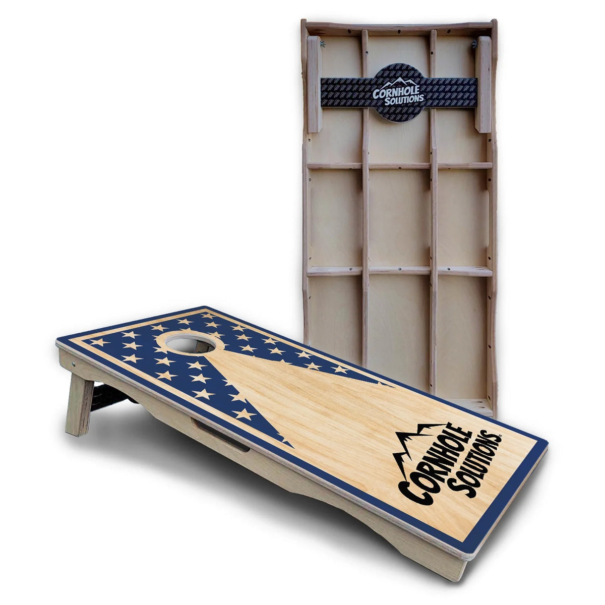 Stars & Stripes Keyhole Cornhole Boards – Pro Lite or Pro Elite