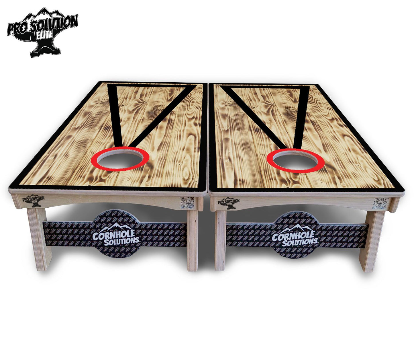 Burnt Triangle Cornhole Boards - Pro Solution Elite Series
