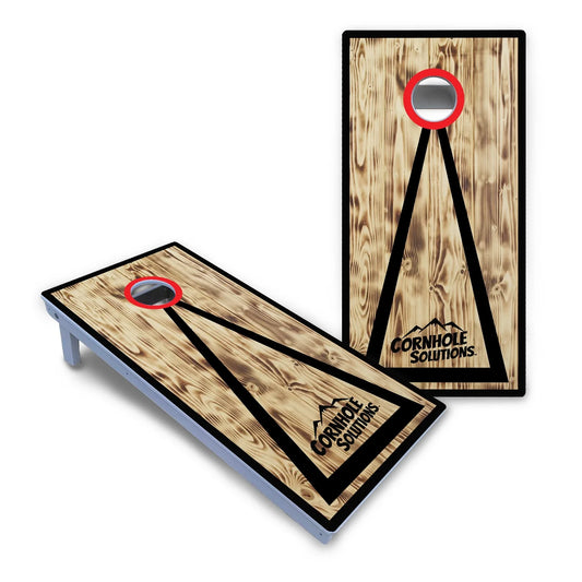 Burnt Triangle Cornhole Boards - All Weather Series