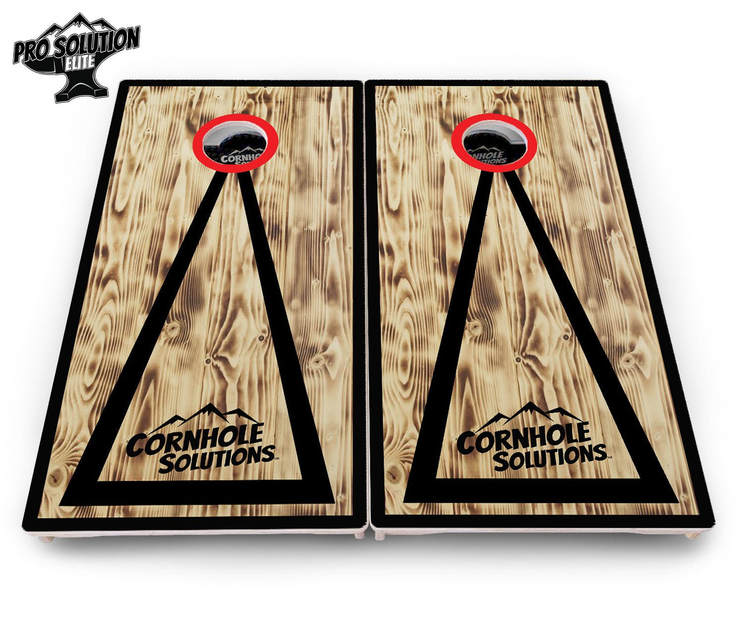 Burnt Triangle Cornhole Boards - Pro Solution Elite Series