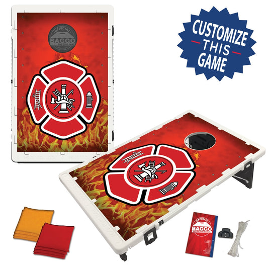 Fire Department Flames Bean Bag Toss Game by BAGGO