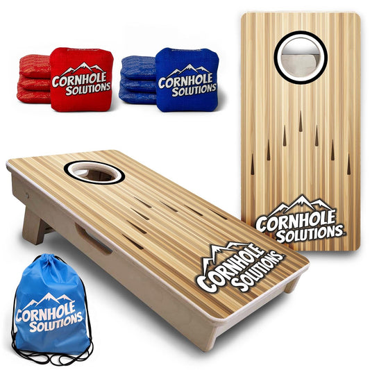 Bowling Black CS Logo - Mini or Vacation Size Cornhole Boards