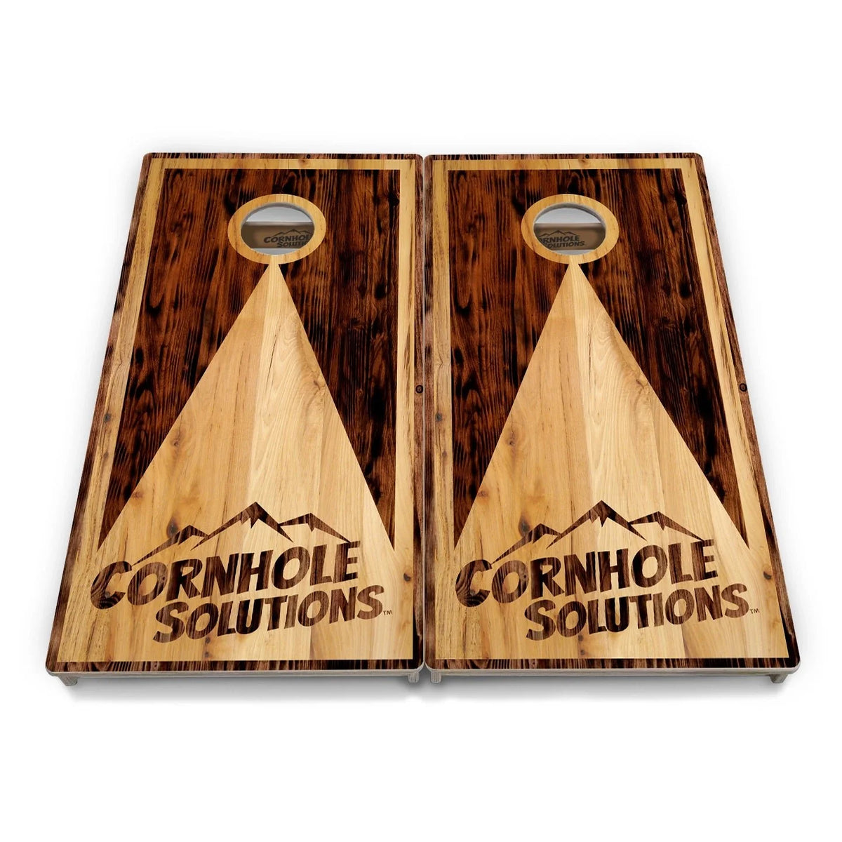 Wooden Triangle Cornhole Boards – Tournament Series