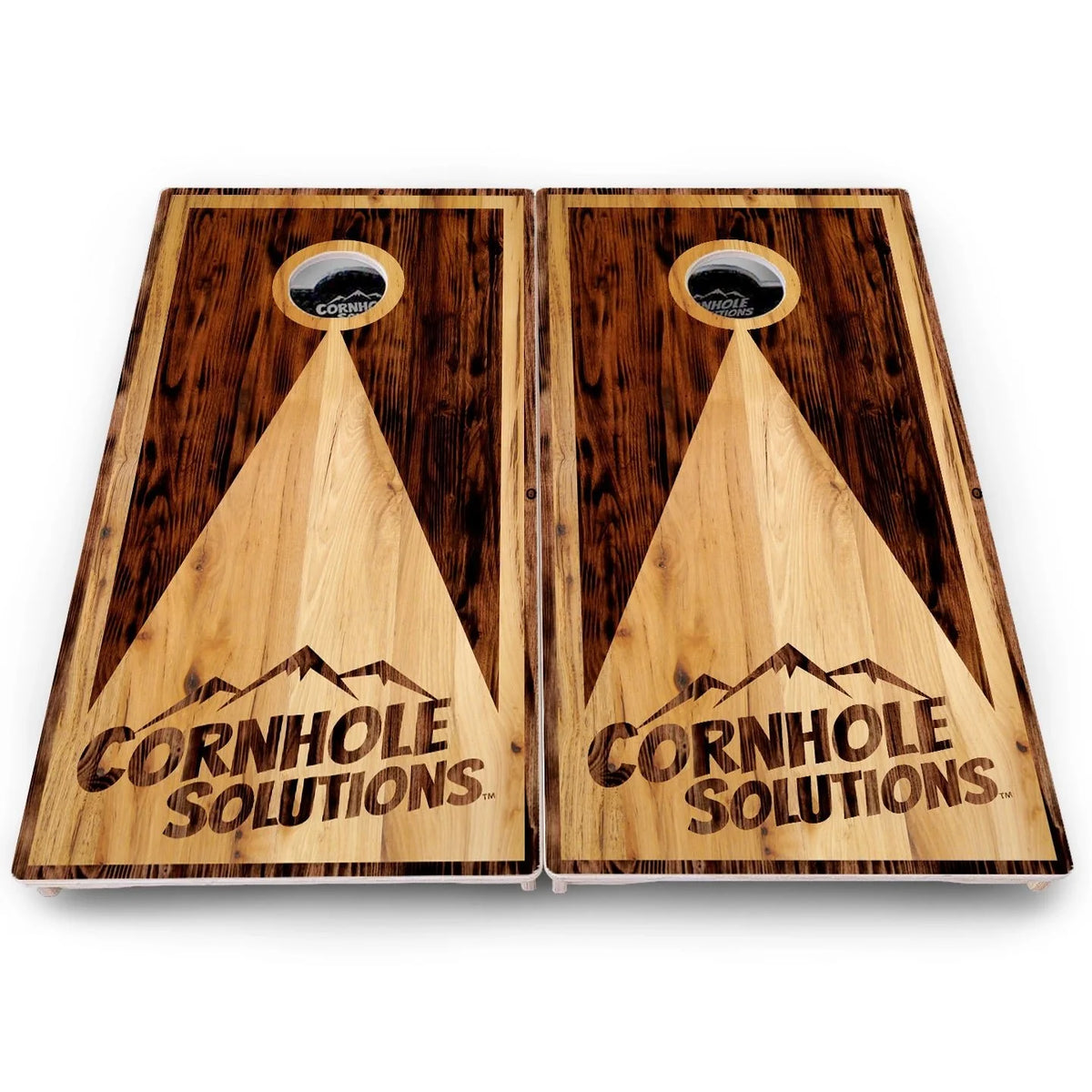 Wooden Triangle Cornhole Boards – Pro Lite or Pro Elite
