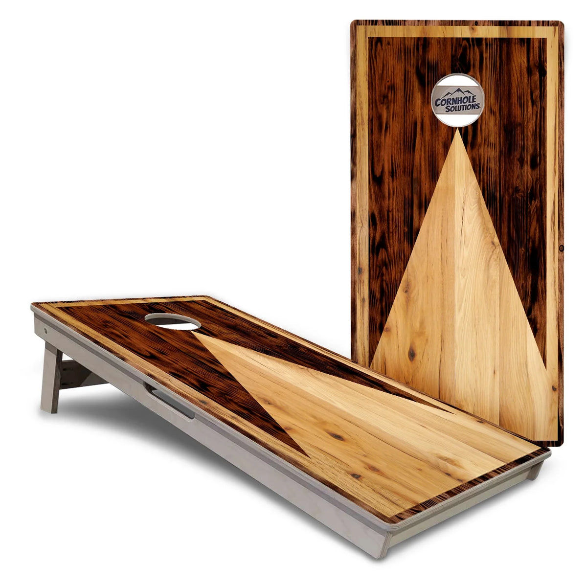 Wooden Triangle Cornhole Boards – Tournament Series