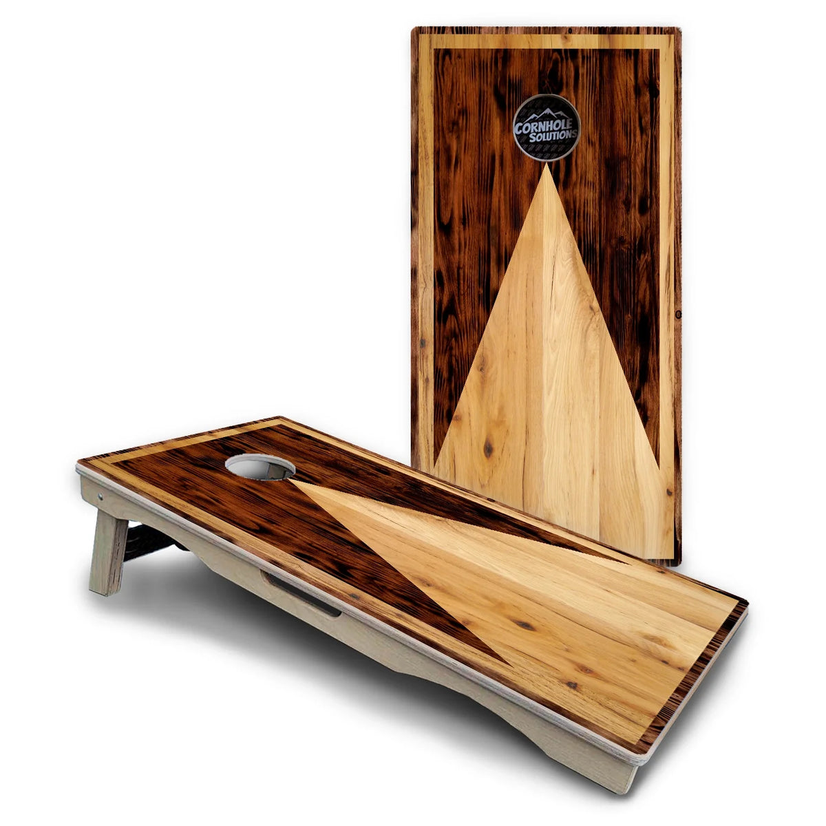 Wooden Triangle Cornhole Boards – Pro Lite or Pro Elite