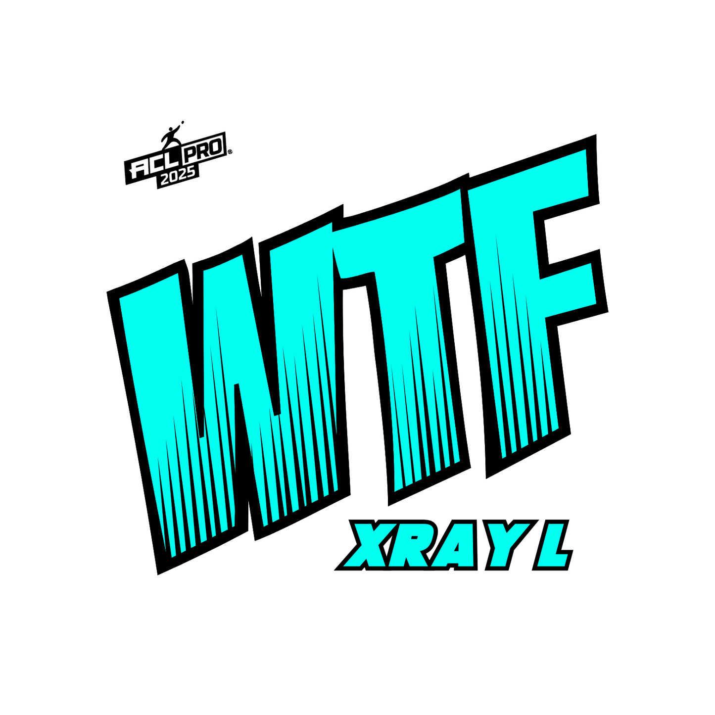 2026 WTF X-RAY Aqua carpet - ACL Pro Stamped Cornhole Bags - Set of 4 bags