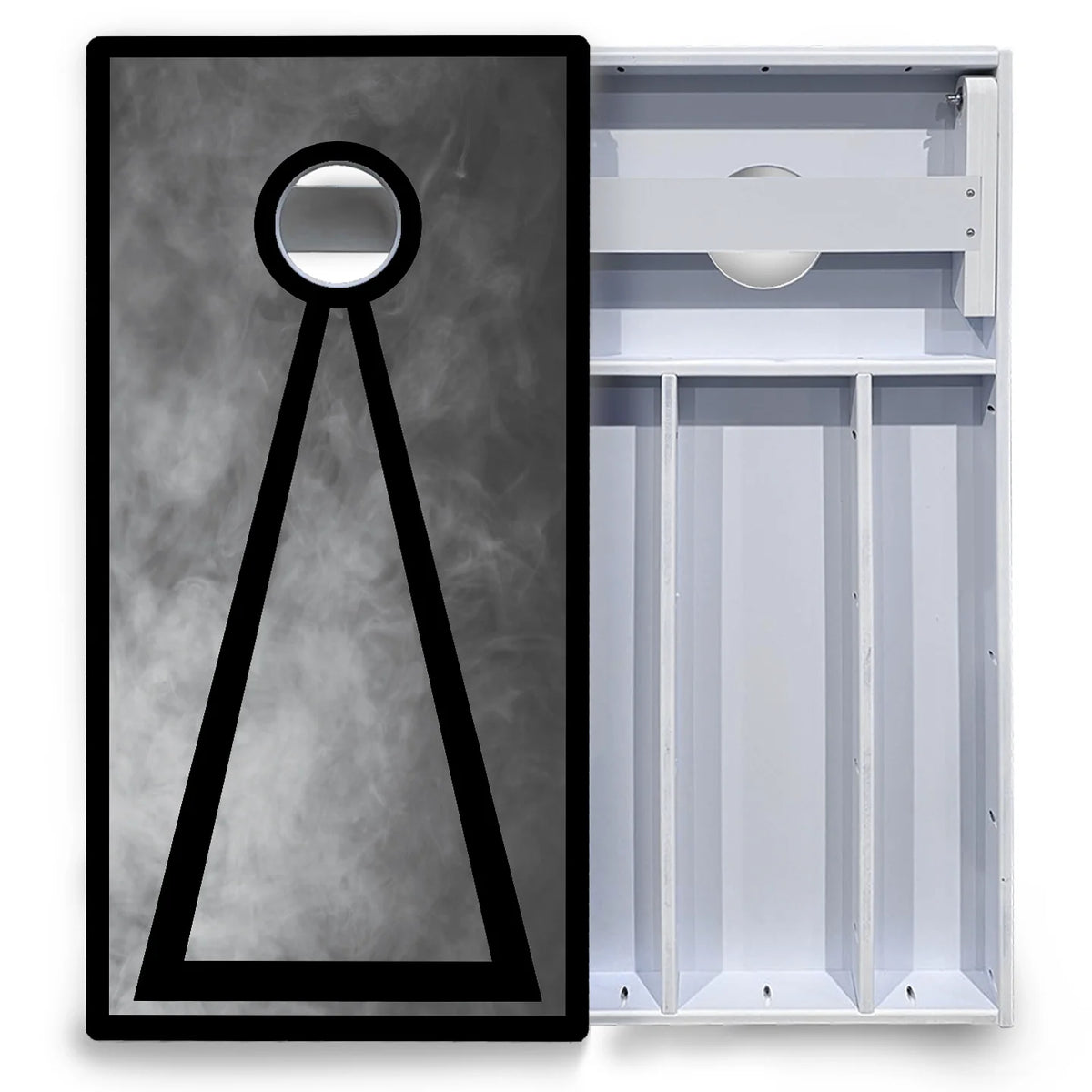 Smoke Triangle Cornhole Boards - All Weather Series