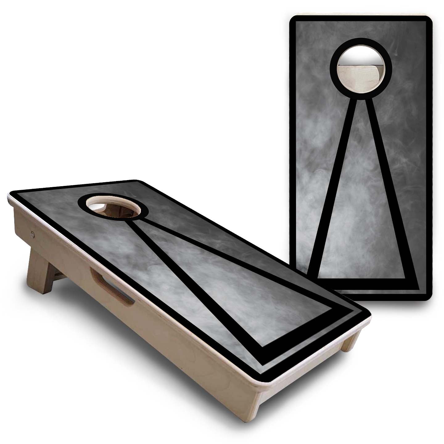 Smoke Triangle - Mini or Vacation Size Cornhole Boards