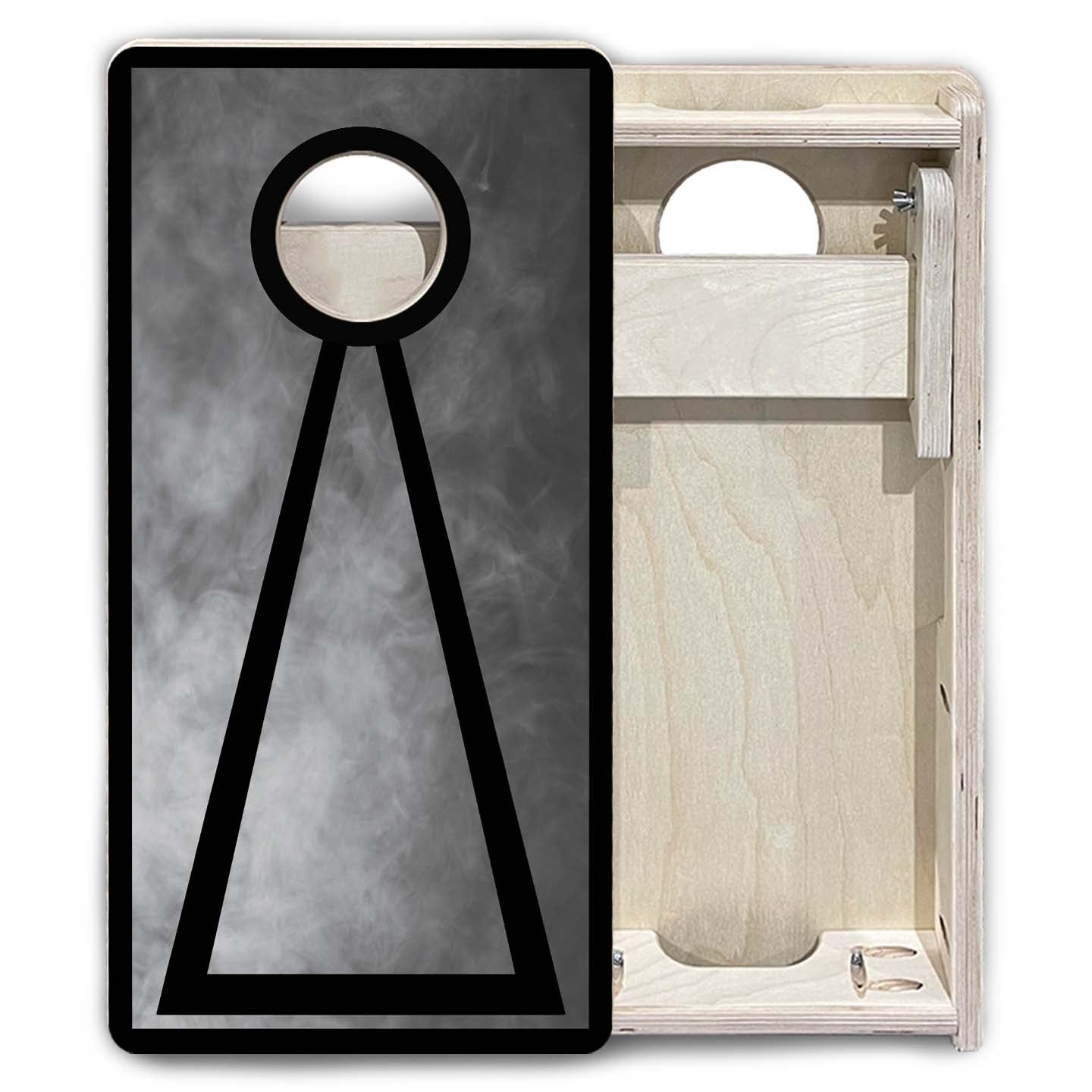 Smoke Triangle - Mini or Vacation Size Cornhole Boards
