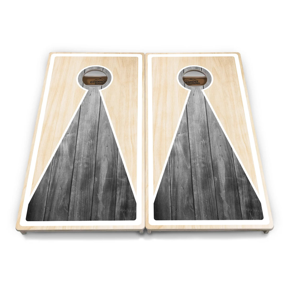 Natural Keyhole Cornhole Boards – Tournament Series