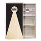 Natural Keyhole Cornhole Boards – Tournament Series