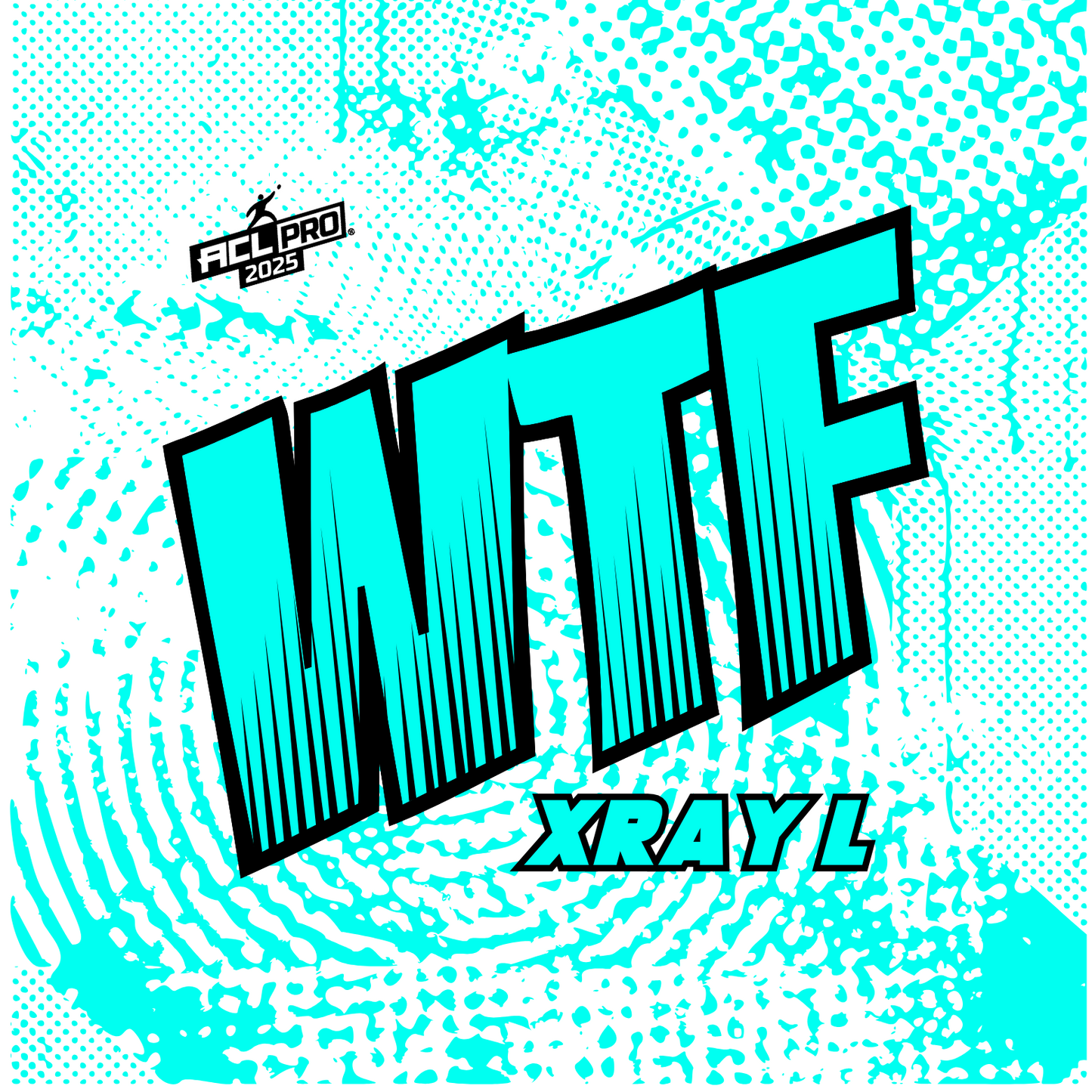 2026 WTF X-RAY Aqua carpet - ACL Pro Stamped Cornhole Bags - Set of 4 bags