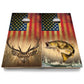 Hidden Deer & Fish Cornhole Boards - Backyard Series
