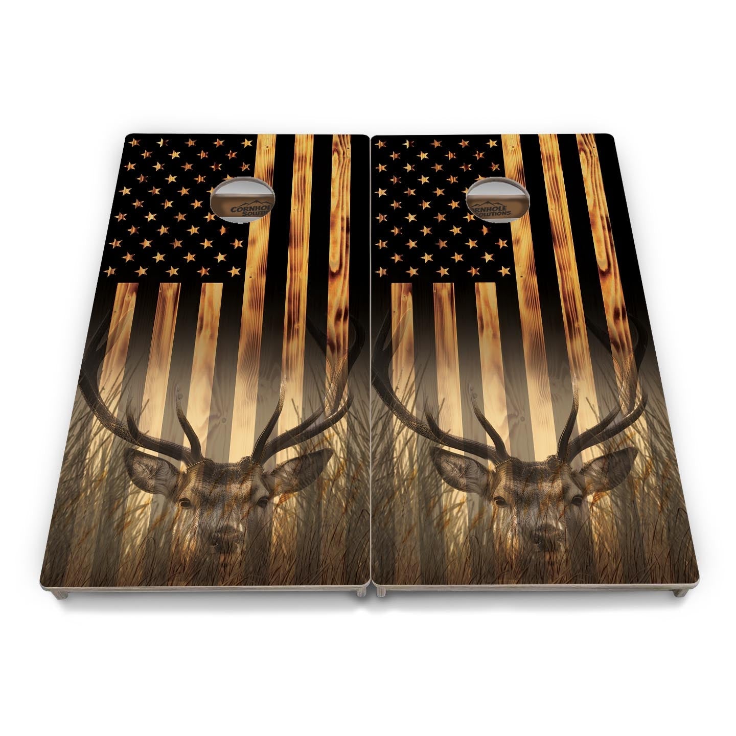 Hidden Deer & Hidden Fish Cornhole Boards - Tournament Series