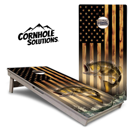 Hidden Fish Cornhole Boards - Professional Tournament Series - Free Shipping!