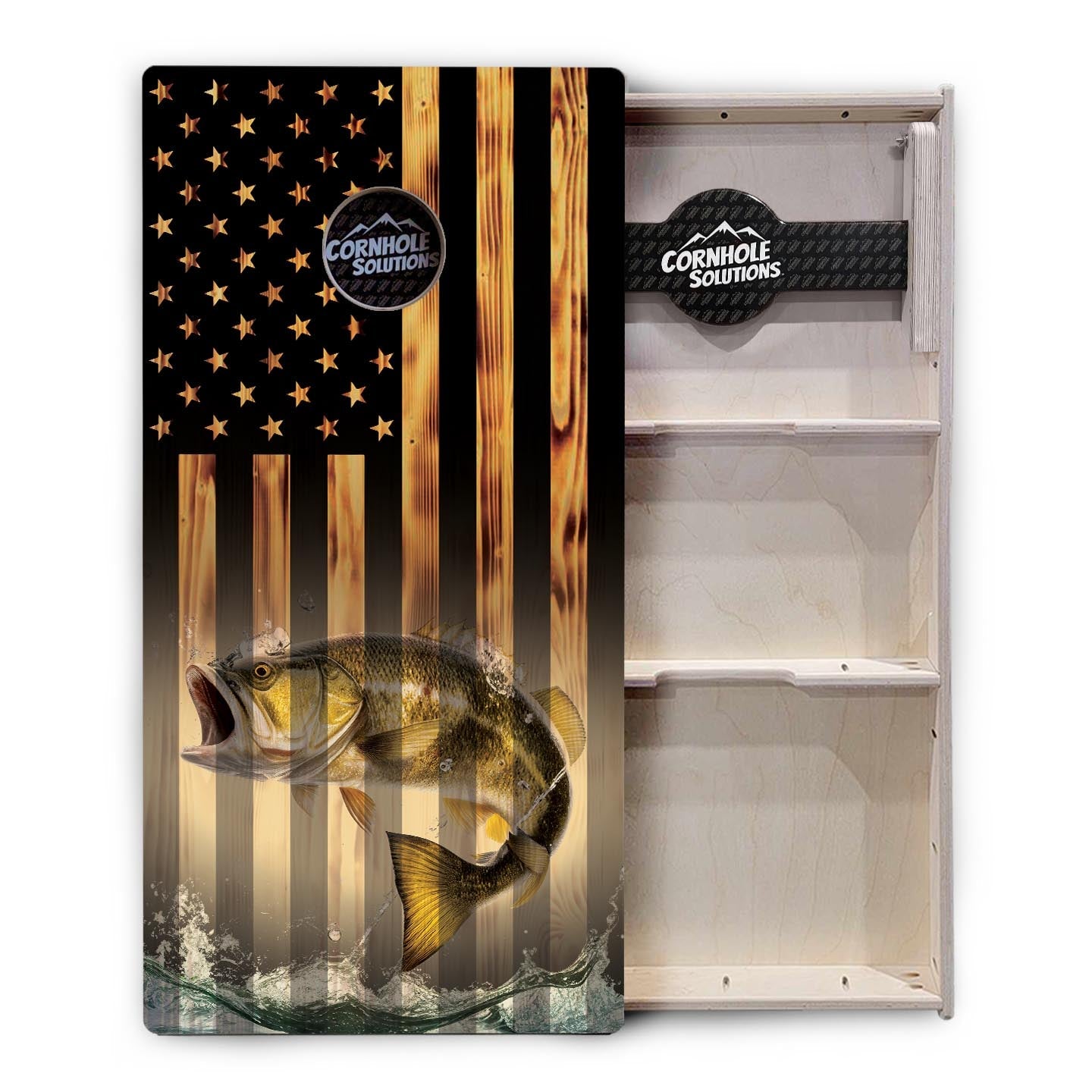 Hidden Fish Cornhole Boards - Professional Tournament Series - Free Shipping!