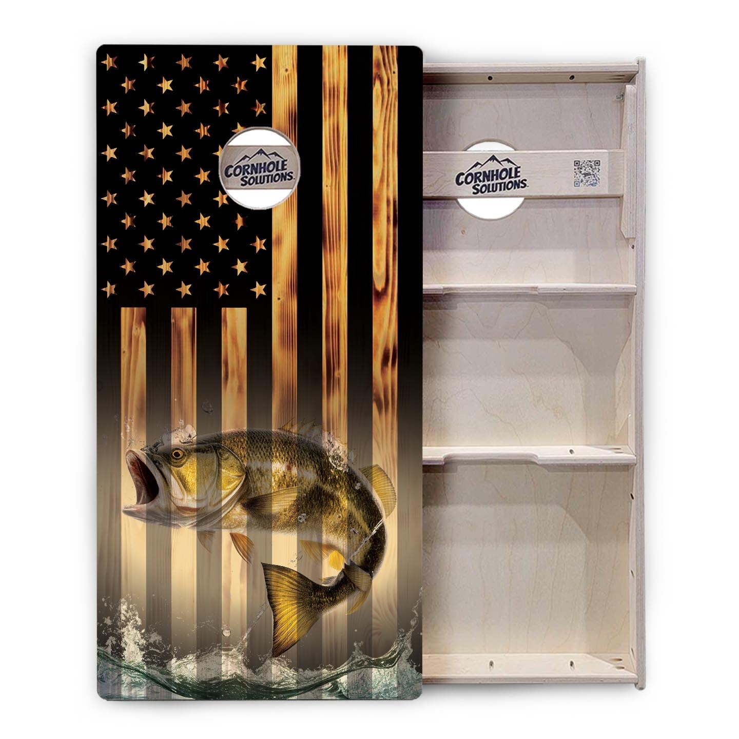 Hidden Fish Cornhole Boards - Professional Tournament Series - Free Shipping!