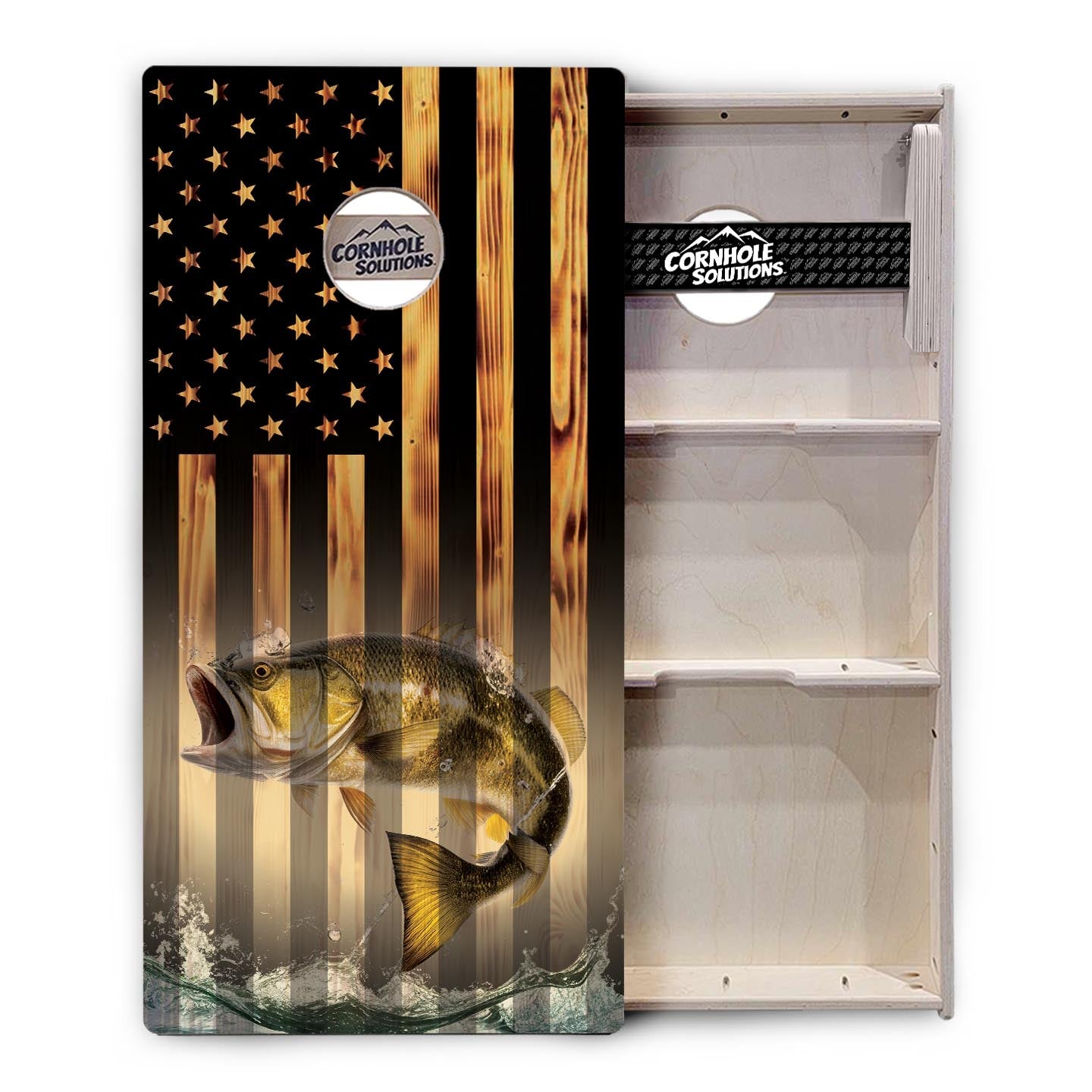 Hidden Fish Cornhole Boards - Professional Tournament Series - Free Shipping!