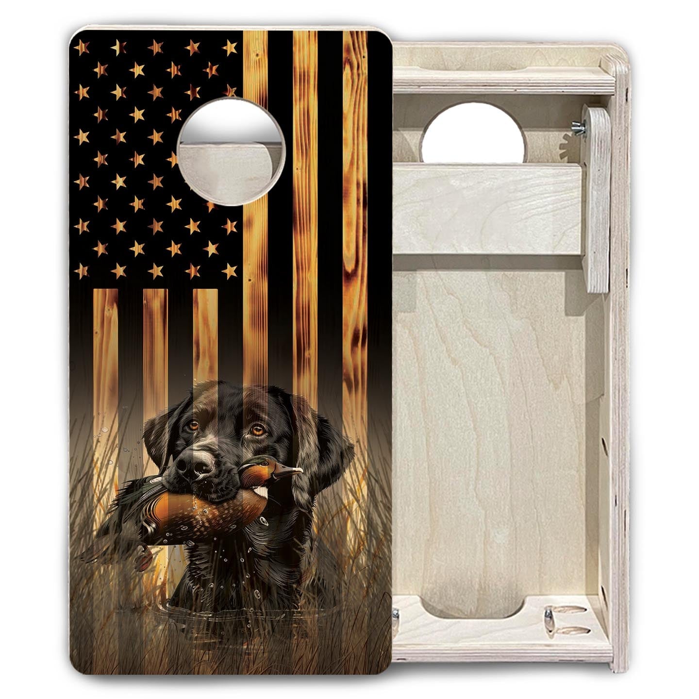 Hidden Retriever - Mini or Vacation Size Cornhole Boards