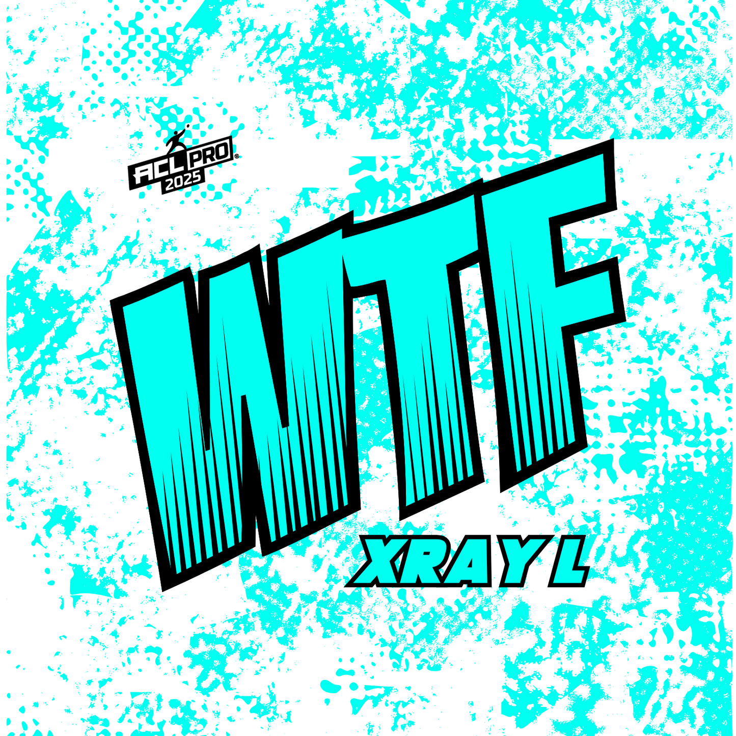 2026 WTF X-RAY Aqua carpet - ACL Pro Stamped Cornhole Bags - Set of 4 bags