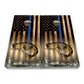 First Responder Rustic Flag Cornhole Boards – Tournament Series