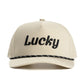 Tan Cursive Hat