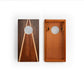 1ft x 2ft Graphic Wood Travel Cornhole Set | Classic Triangle Collection