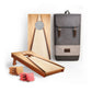 1ft x 2ft Graphic Wood Travel Cornhole Set | Classic Triangle Collection