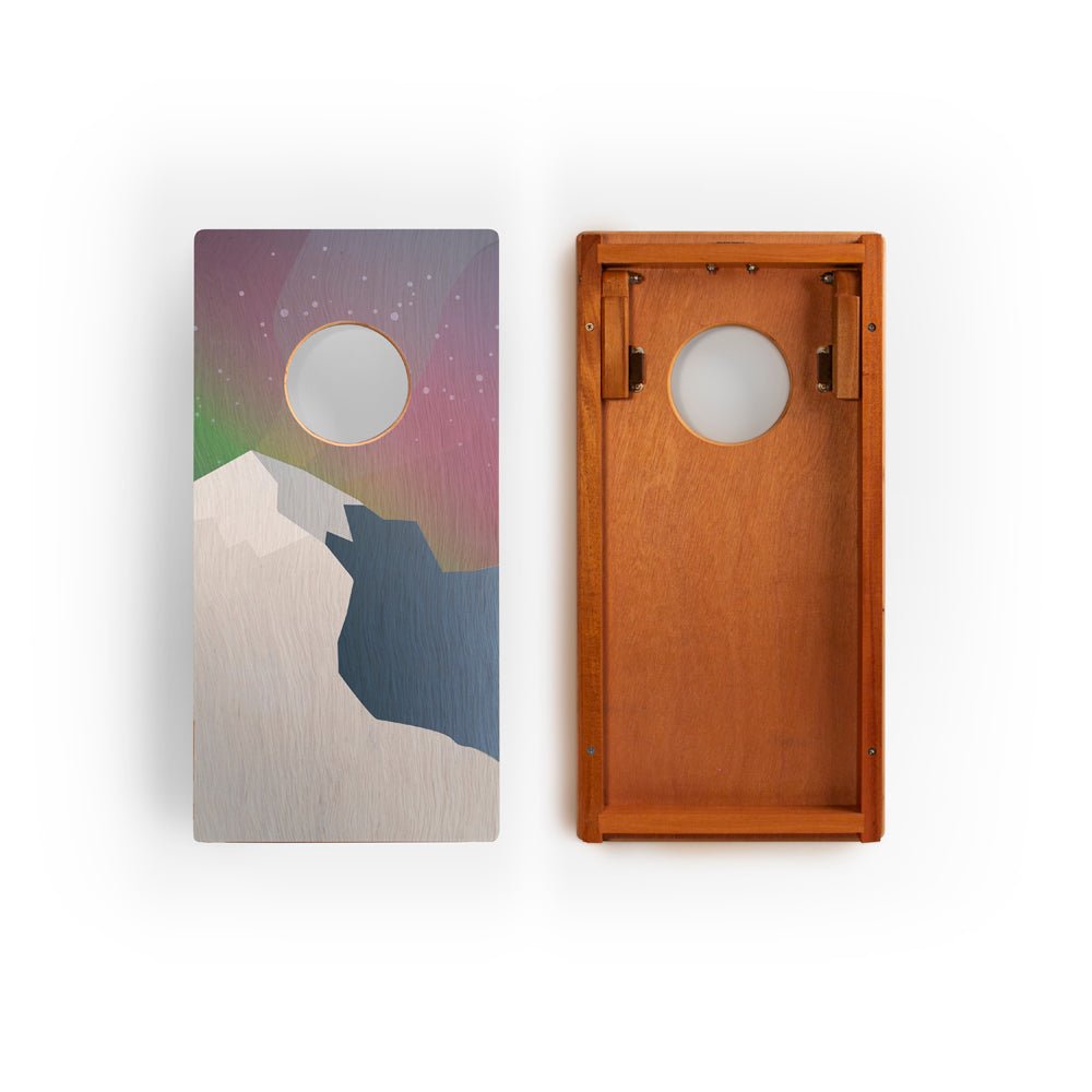 1ft x 2ft Graphic Wood Travel Cornhole Set | National Parks Inspired Collection