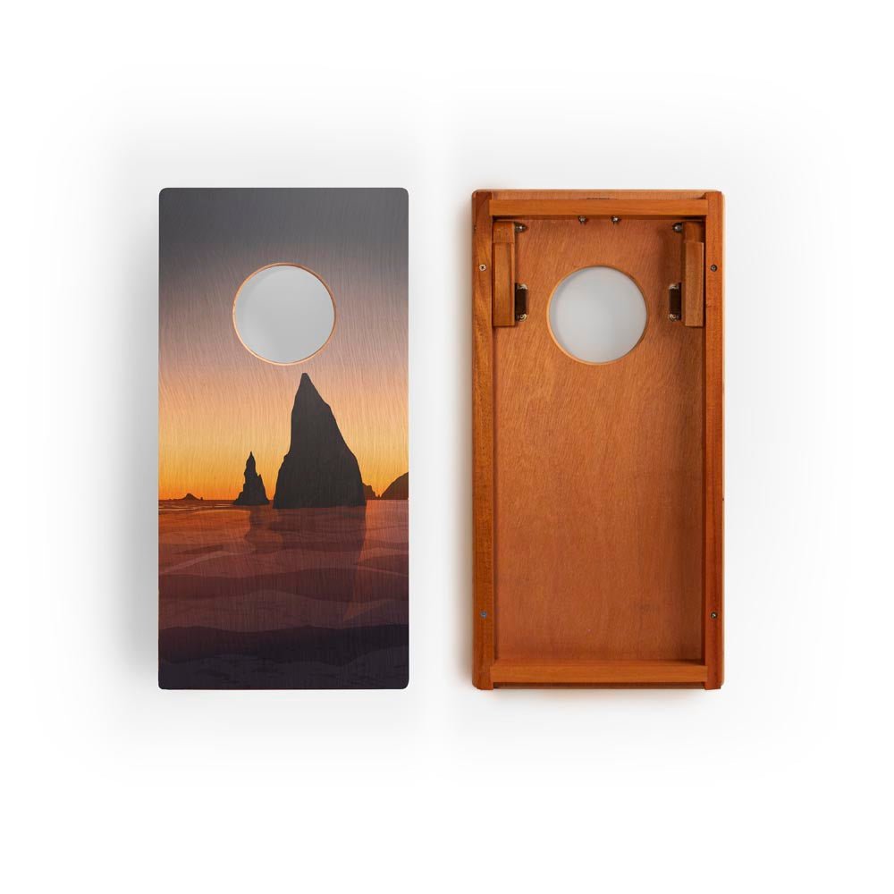 1ft x 2ft Graphic Wood Travel Cornhole Set | National Parks Inspired Collection