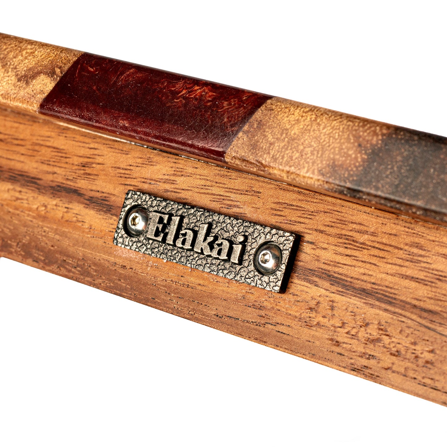 1ft x 2ft Resin & Wood Travel Cornhole Set | Live Edge River Collection