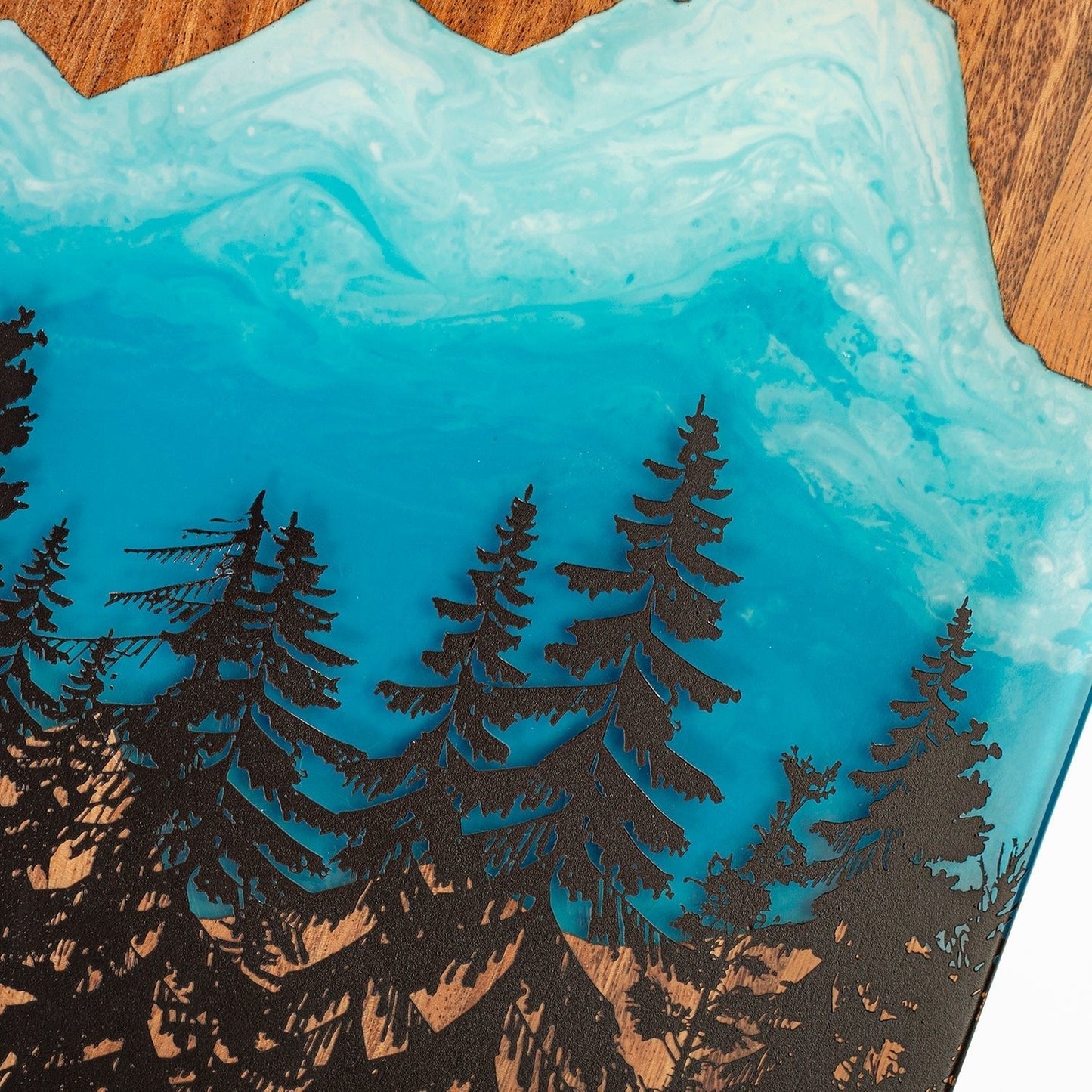 1ft x 2ft Resin & Wood Travel Cornhole Set | Mountain Collection