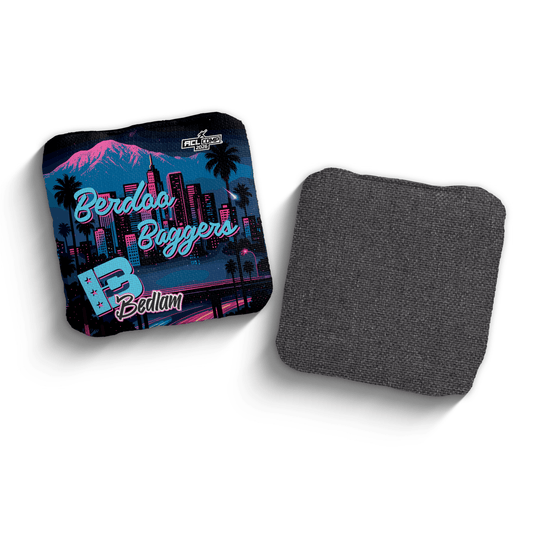 2026 Brotherhood Cornhole Bedlam Berdoo Baggers Collaboration ACL Comp Stamped Cornhole Bags