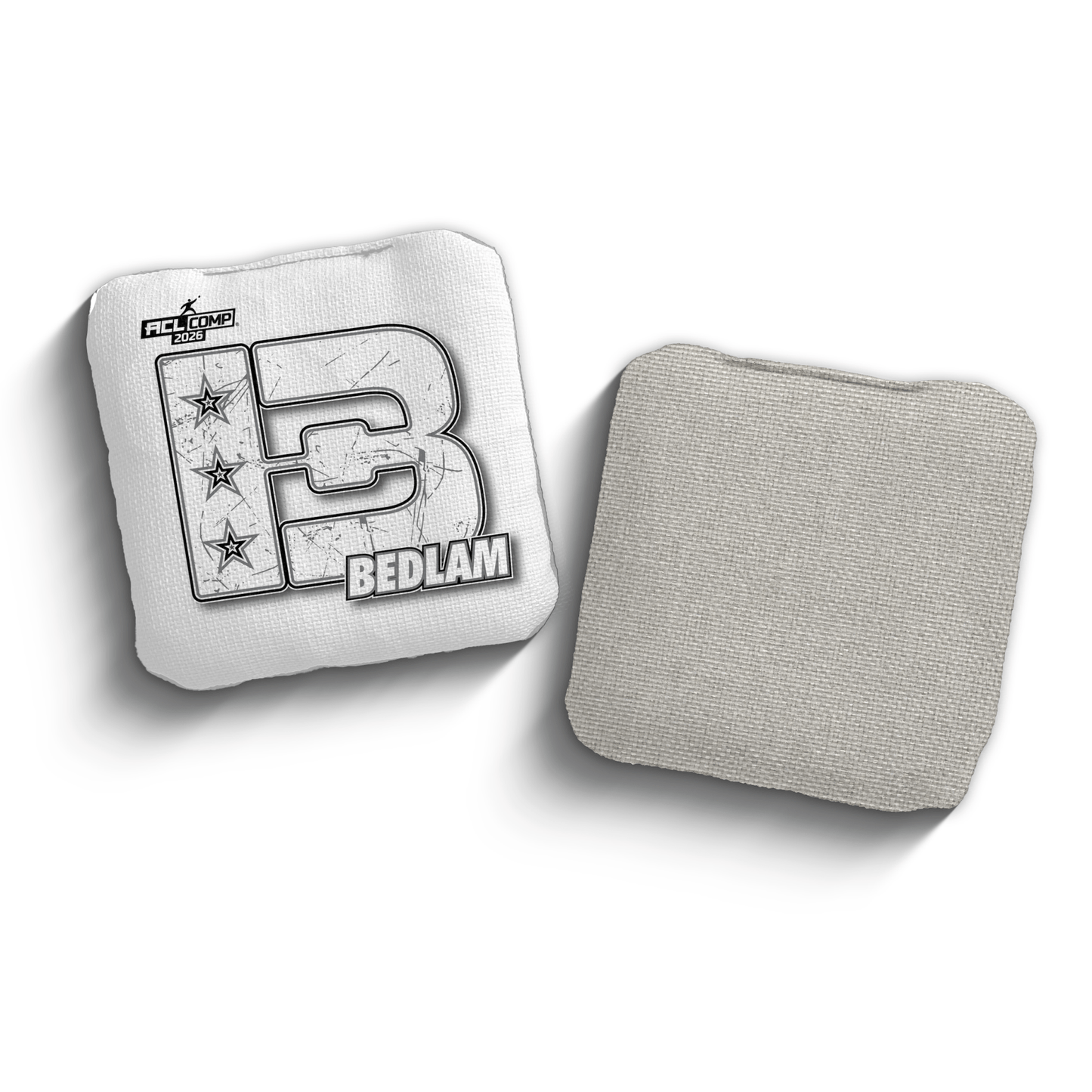 2026 Brotherhood Cornhole Bedlam Broadcast Edition ACL Comp Stamped Cornhole Bags