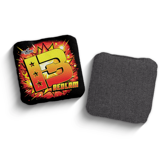 2026 Brotherhood Cornhole Bedlam Comic Edition ACL Comp Stamped Cornhole Bags