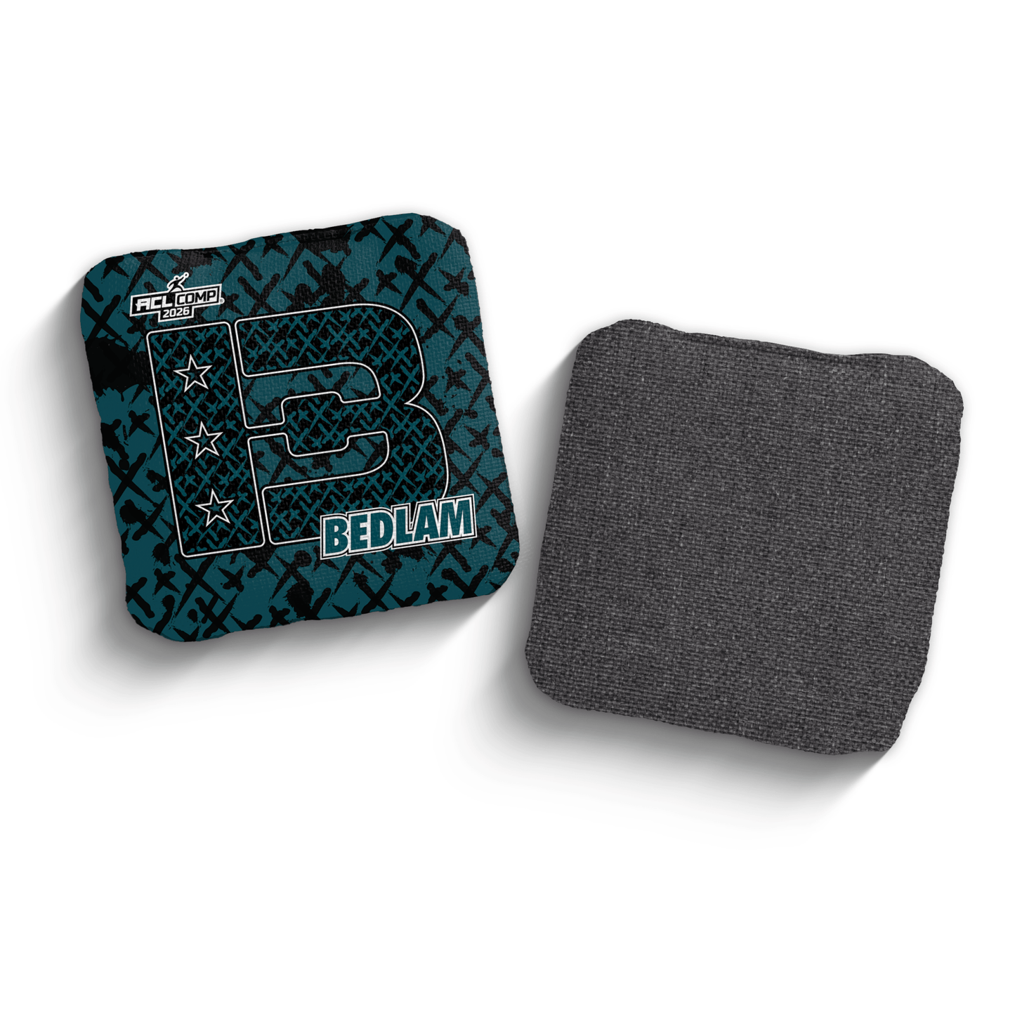 2026 Brotherhood Cornhole Bedlam X-Pattern Edition ACL Comp Stamped Cornhole Bags