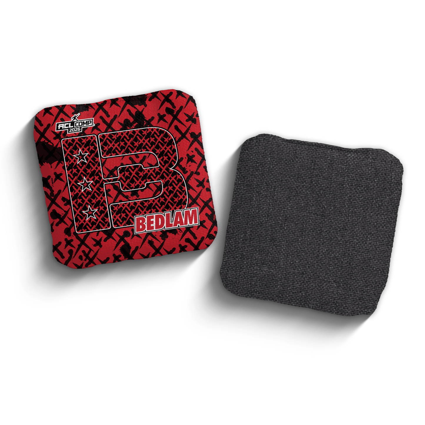 2026 Brotherhood Cornhole Bedlam X-Pattern Edition ACL Comp Stamped Cornhole Bags
