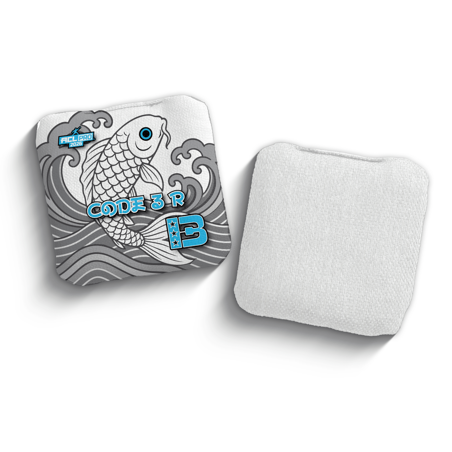 2026 Brotherhood Cornhole Code 3 Koi Fish Edition ACL Pro Stamped Cornhole Bags