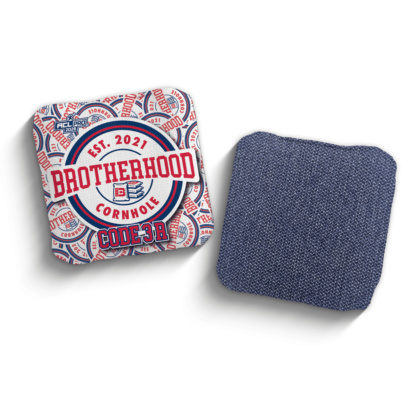2026 Brotherhood Cornhole Code 3 Sticker Edition ACL Pro Stamped Cornhole Bags