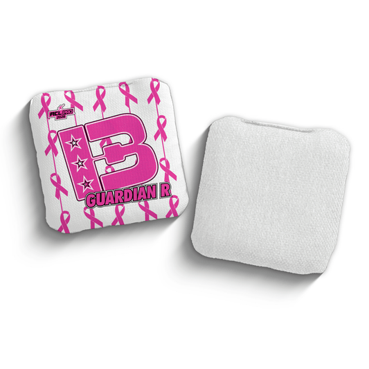2026 Brotherhood Cornhole Guardian Breast Cancer Awareness TV Edition ACL Pro Stamped Cornhole Bags