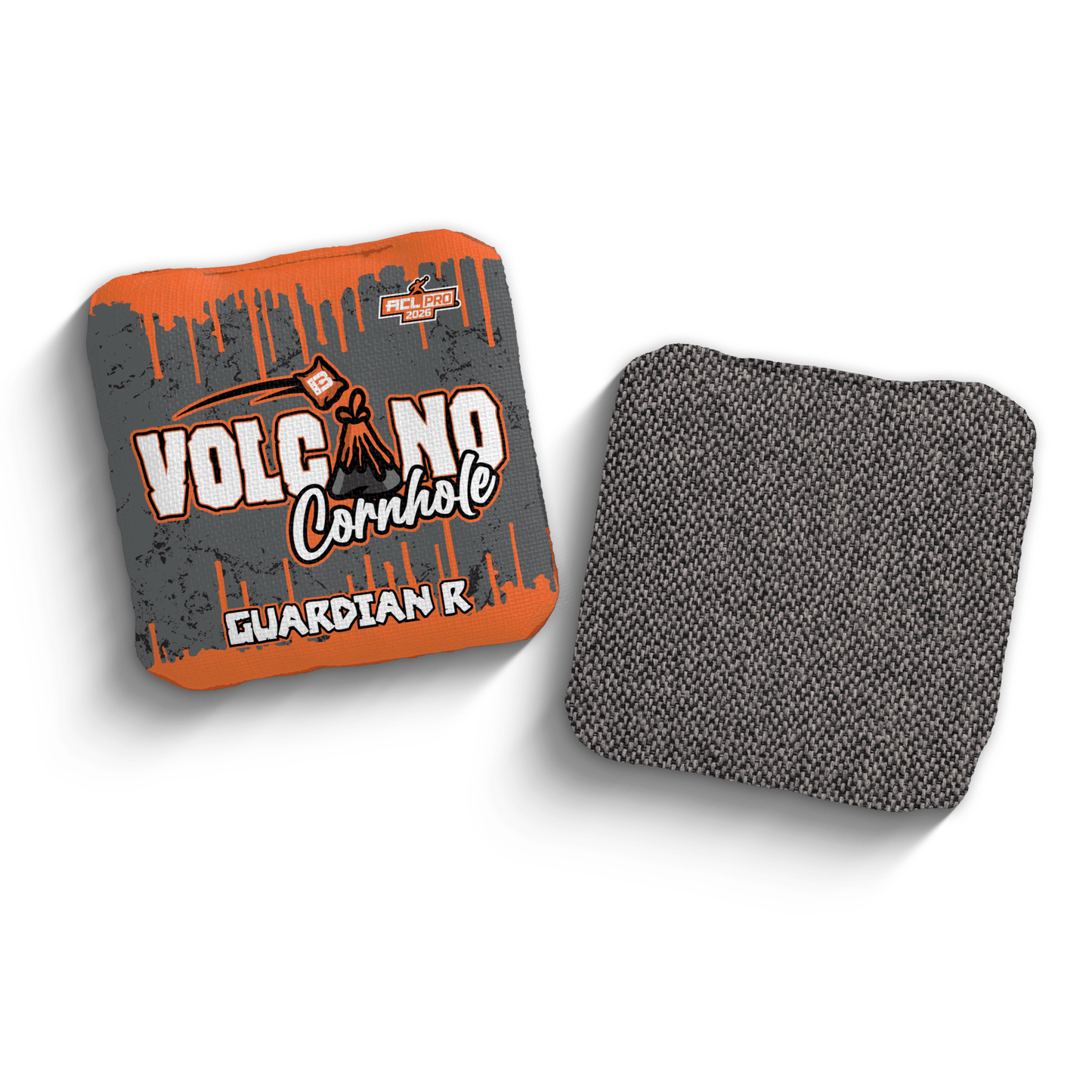 2026 Brotherhood Cornhole Guardian Volcano Cornhole Collaboration ACL Pro Stamped Cornhole Bags