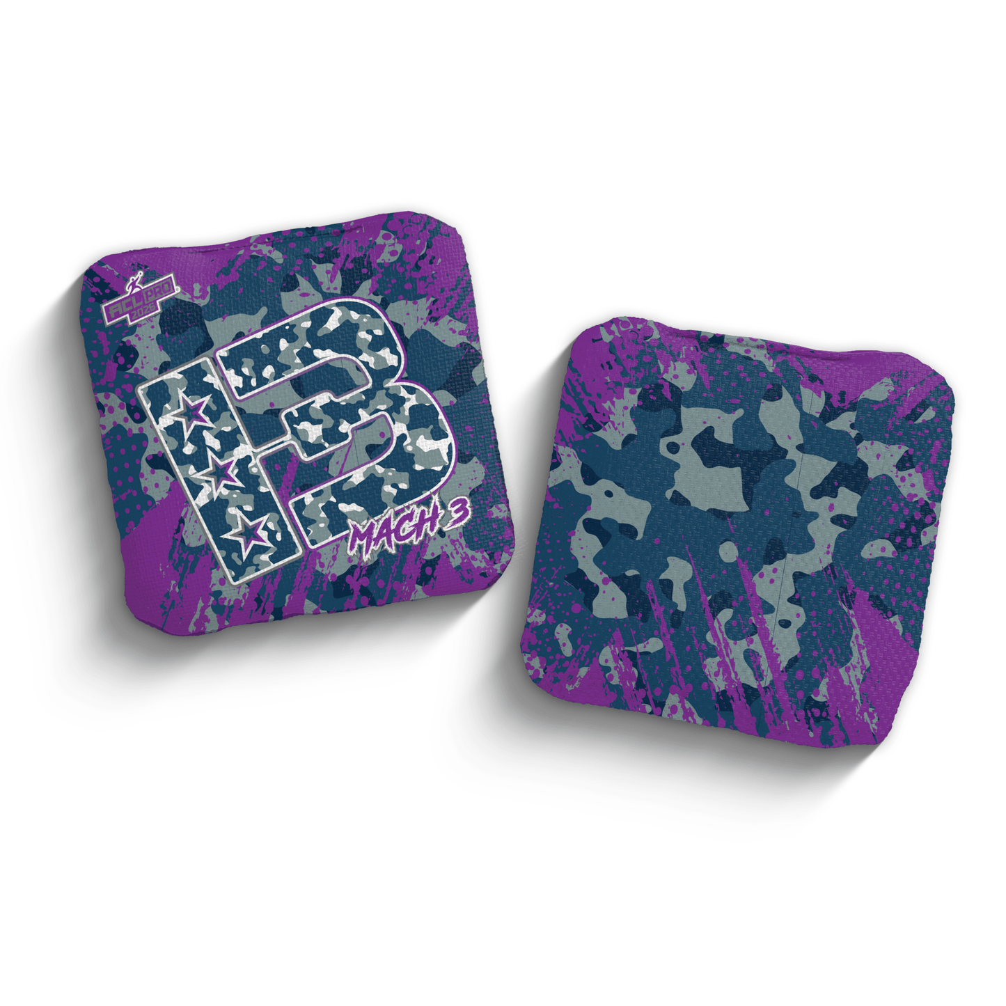 2026 Brotherhood Cornhole Mach 3 Camo Edition ACL Pro Stamped Cornhole Bags